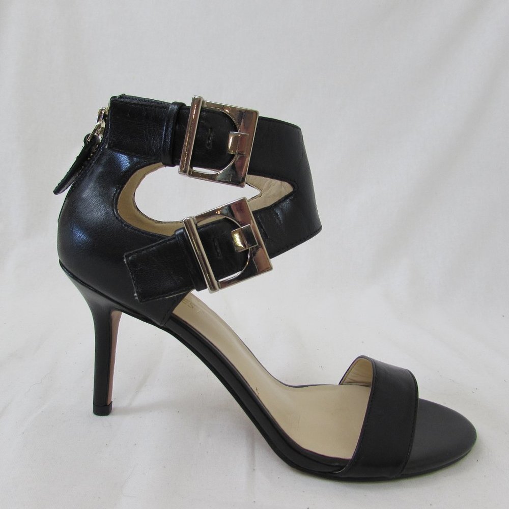 Nine West Intwyne Sandal Heel Black 6M